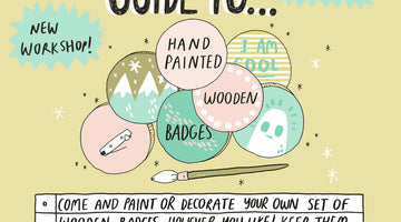 **New Workshop** Guide to Hand Painted Wooden Badges