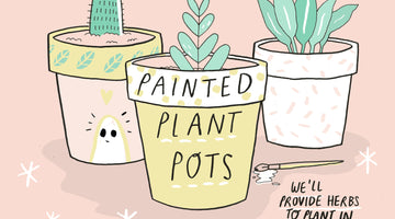 *NEW WORKSHOP* The Sad Ghost Club's Guide To Painting Plant Pots