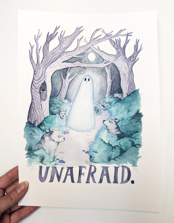 Original Painting - A4 - Unafraid.