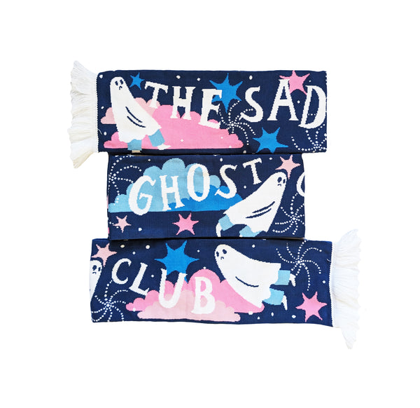 Navy Scarf - The Sad Ghost Club