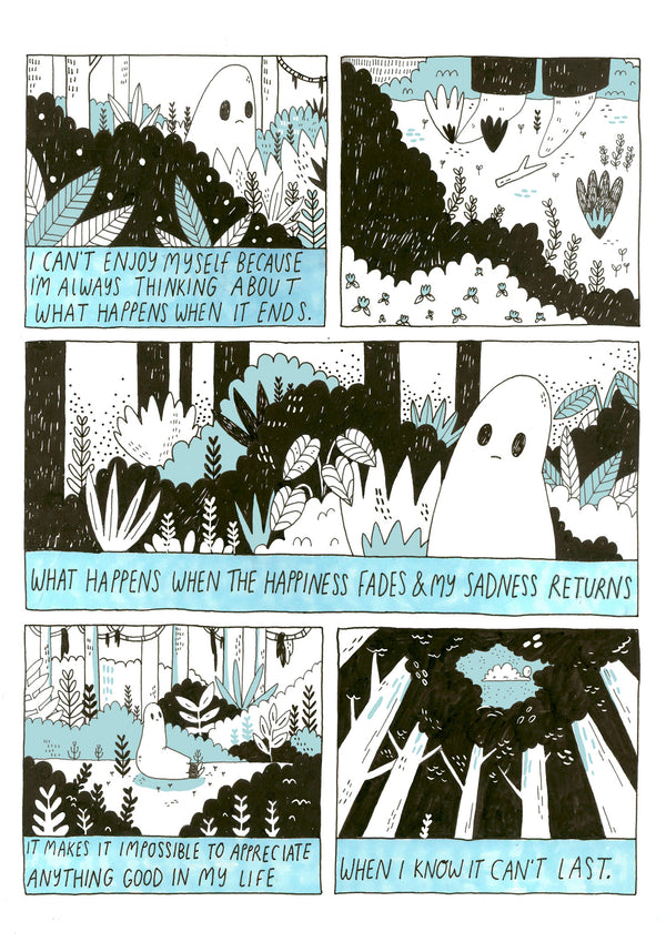 Thoughts From a Sad Ghost - A5 Zine